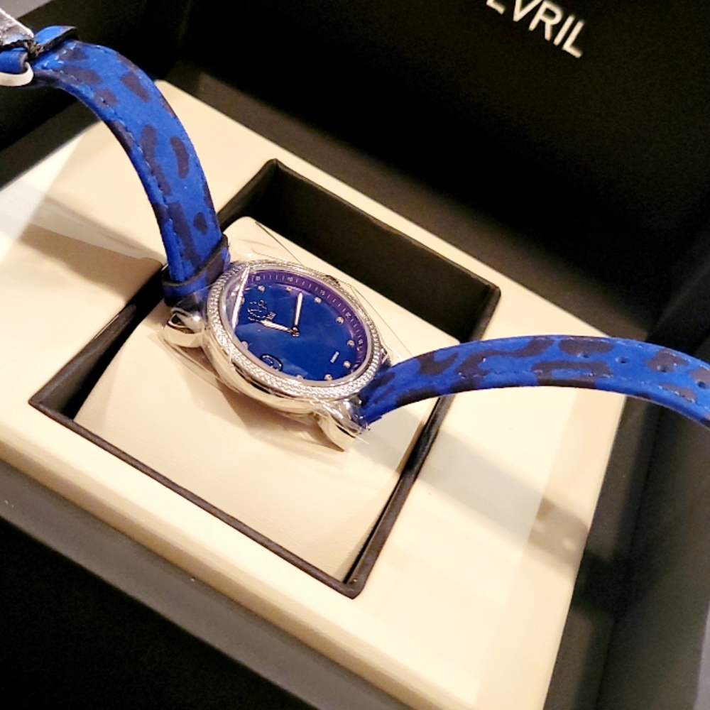 GV2 by Gevril Unisex Ravenna Swiss Made Quartz Diamond Mosaic Leather Watch